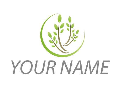 Bume, Pflanzen, Grtner Logo