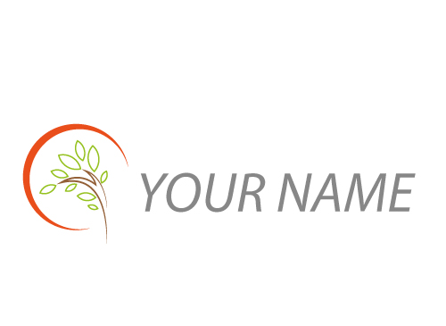ko-medizin, Pflanze, Baum und Sonne, Logo