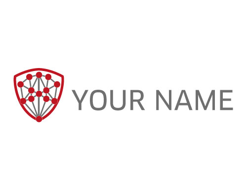 Zweifarbig, Zeichen, Zeichnung, Wappen und Verbindungen, Netzwerk, IT Logo