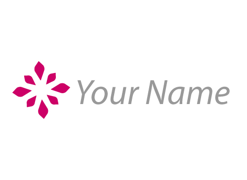 Blume, Viele Diamanten zusammen Logo
