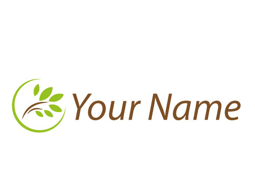 §§, Kreis und Pflanze, Blätter, Bäume, Bio, Öko Logo §§, Kreis und Pflanze, Blätter, Bäume, Bio, Öko Logo