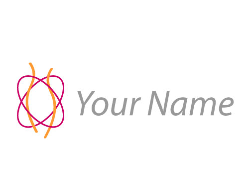 Person, Mensch abstrakt, Frau und Kreise, Frauenarzt Logo