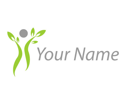 Person, Mensch in bewegung und Bltter, Frau, Frauenarzt, Logo