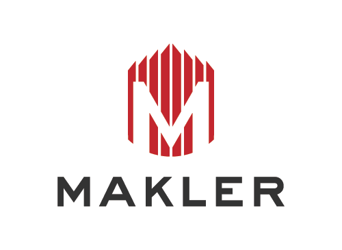 Buchstaben M, Immobilien Logo, Makler Logo