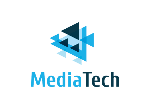 Medien Logo, Pixel Logo, Verbindung Logo, Daten Logo