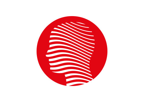 Mensch Logo Kopf Arztpraxis