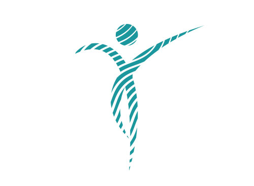 Zeichen, Zeichnung, Mensch Logo, Arztpraxis Logo, Physiotherapie Logo