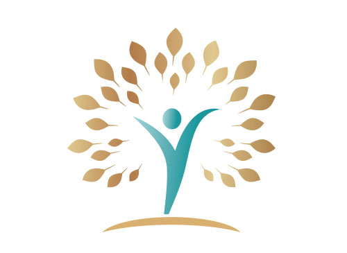 ��, Logo Mensch, Baum, Wachstum