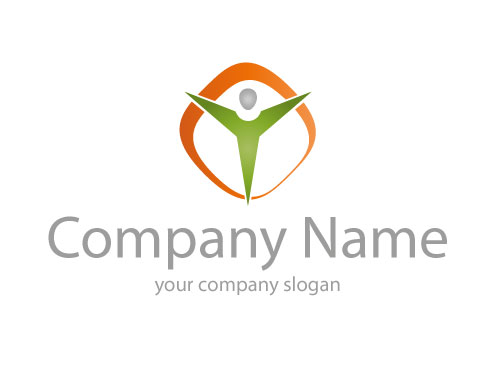 Person, Fitness, Gesundheit, Logo