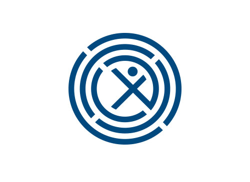 , Kreise, Mensch Logo