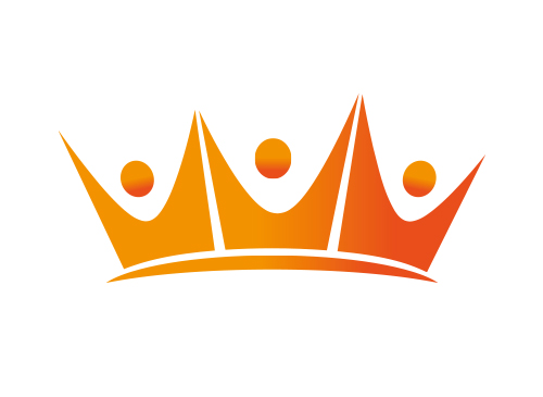 Menschen, Krone, Logo