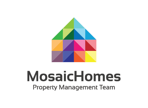 Haus Logo, Immobilien Logo, Malerei Logo