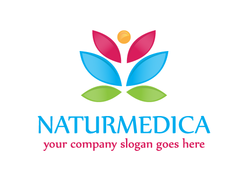 Natur Logo, Medizin Logo, Massage Logo