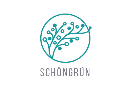 , Natur Logo, Zweig Logo, Kreis Logo, Linien Logo