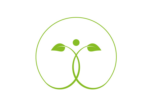 Mensch, Natur, Kreislauf, Arztpraxis, Logo