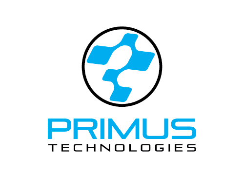 Buchstaben P Logo, Technologie Logo
