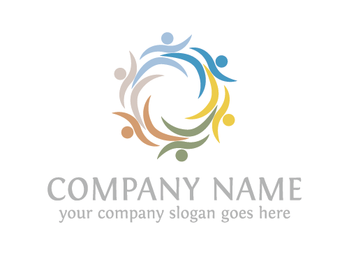Gruppe Logo, Menschen Logo, Sozial Logo