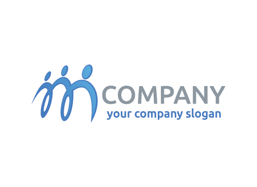 Menschen Logo, Beratung Logo, Rechtsanwalt Logo