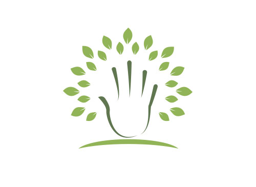 Baum Logo, Natur Logo, Hand Logo