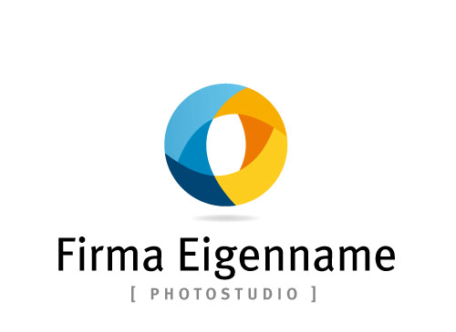 Logo Fotolinse, Auge, Photograf