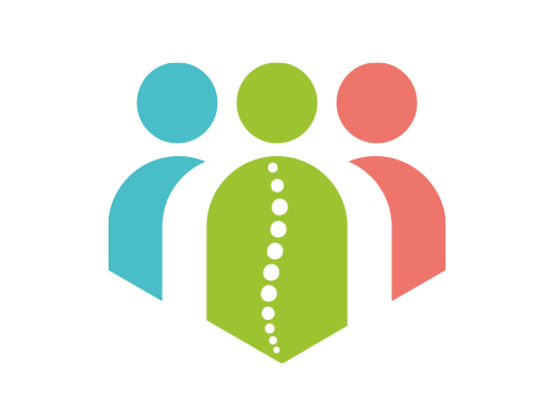 Menschen, Praxis-Team, Physiotherapie, Logo
