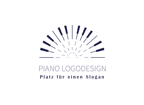 Piano, Klavier Logo