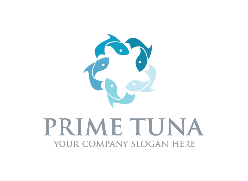 Fisch Logo, Thunfisch Logo, Meer Logo