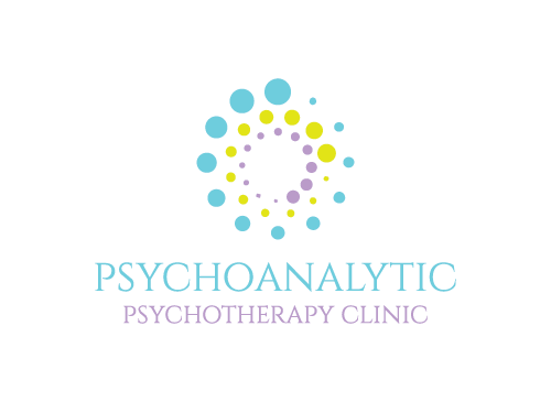 Psychoanalytik Logo, Psychotherapie Logo, Kreis Logo, Psychologie Logo
