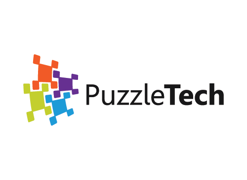 Puzzle Logo, Technologie Logo, Daten Logo