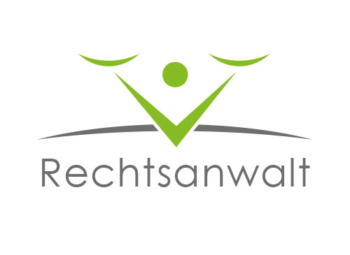 Zeichen, zweifarbig, Mensch, Waage, Rechtsanwalt, Logo