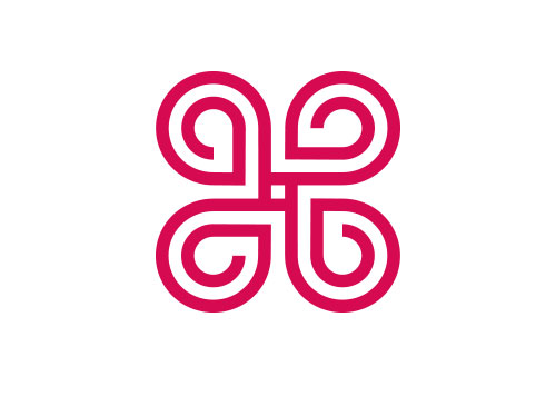 Schmetterling, Schleife, Knoten, Logo