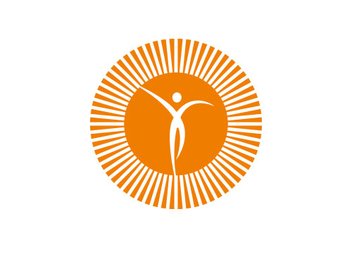 Arztpraxis Logo, Mensch Logo, Sonne Logo