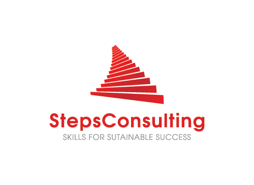 Treppen, Erfolg Logo