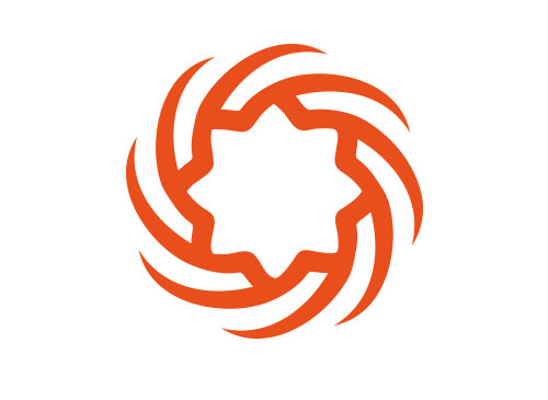 Stern, Sonne, Spirale, Logo