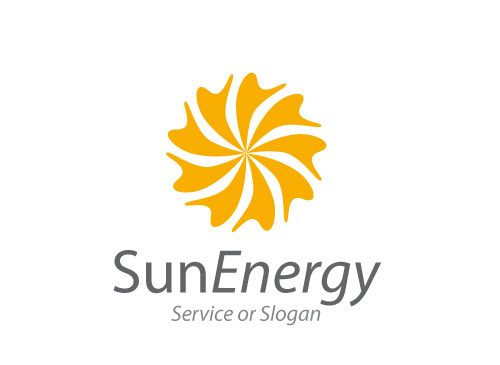 Logo Sonnenenergie,Logo Solarium, Logo Sonne