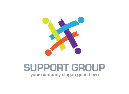 Gruppe Logo, Menschen Logo, Kindern Logo