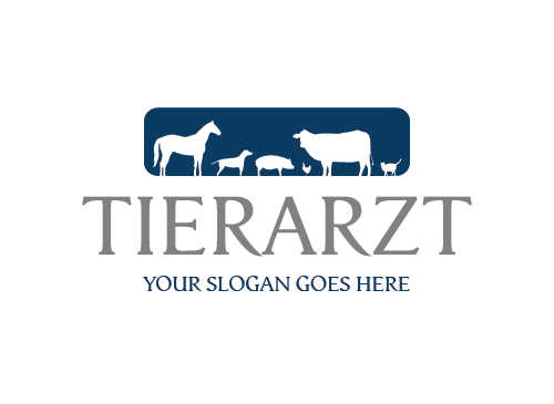 Veterinrmedizin, Tiere, Tierarzt Logo