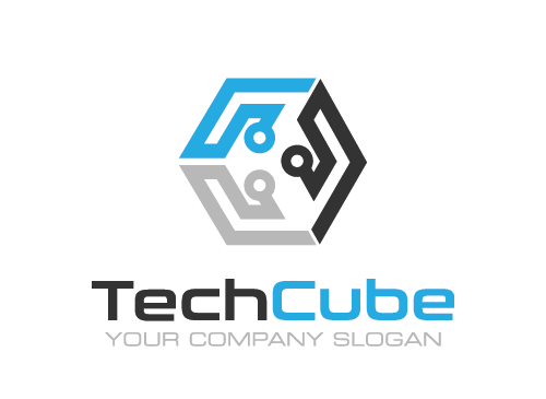 Technologie Logo, Wrfel Logo