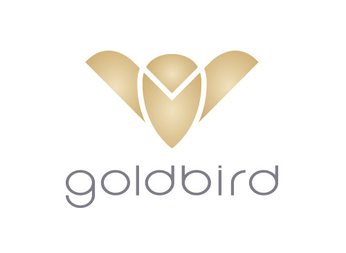 Vogel, V, Gold, Logo