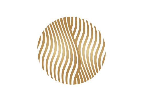 Wellen, wellness, Spa, Gold, Logo