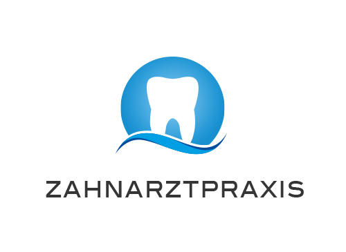 , Zahn, Zahnrzte, Zahnmedizin, Zahnpflege, Zahnarzt, Zahn, Logo, Welle