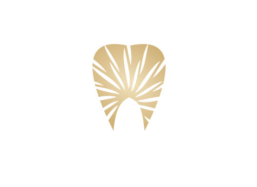 , Zahn, Sonnenstrahlen, Zahnarztpraxis Logo
