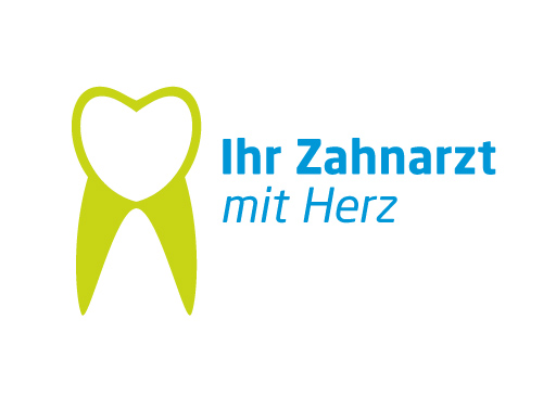 Zahn mit Herz