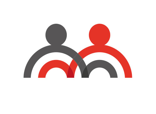 Zwei Menschen Logo