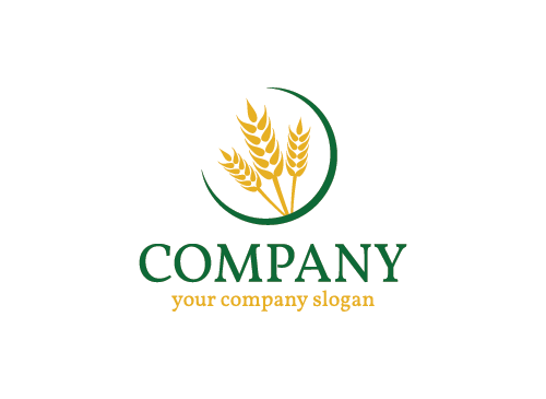 Landwirtschaft logo, Weizen logo