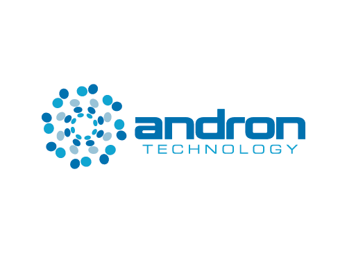 Technologie Logo, Software, Wissenschaft, Bio-Tech, Energie, Wasser, blau