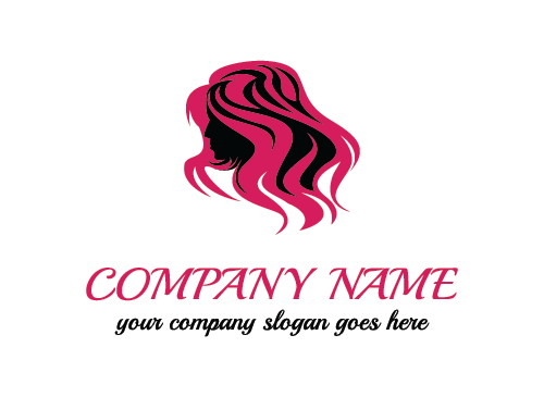 Logo Schnheit, Haar, Haarfarbe, Schnheitssalon, Friseur, Mode