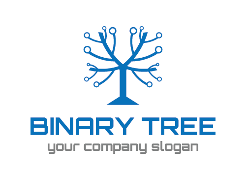 Technologie, Baum, Naturwissenschaften, Mathematik, binr, binrer Code, Logo