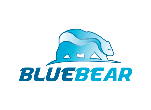 Eisbr, nordpol, Eis, Br, blau, Wandern, Sportgerte, Logo