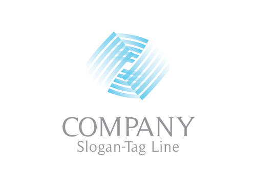 Logo, Business, Wellen, blau, dynamische, Finanzen, Banken, Unternehmen, vorwrts, Meer